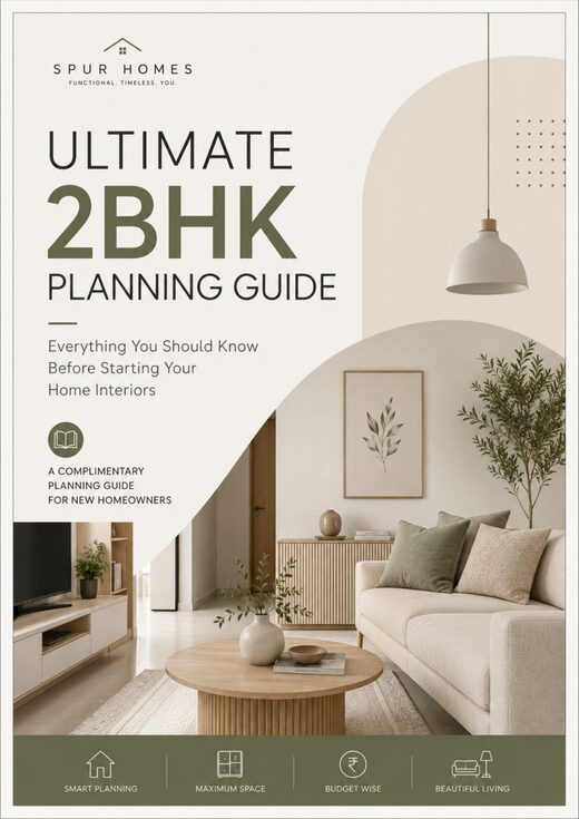 Cover of the Ultimate 2BHK Planning Guide by Spur Homes